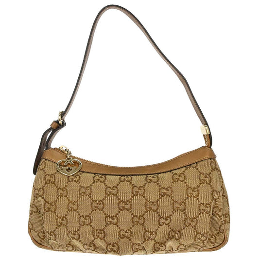 Gucci Bronze Lovely Heart GG Handbag
