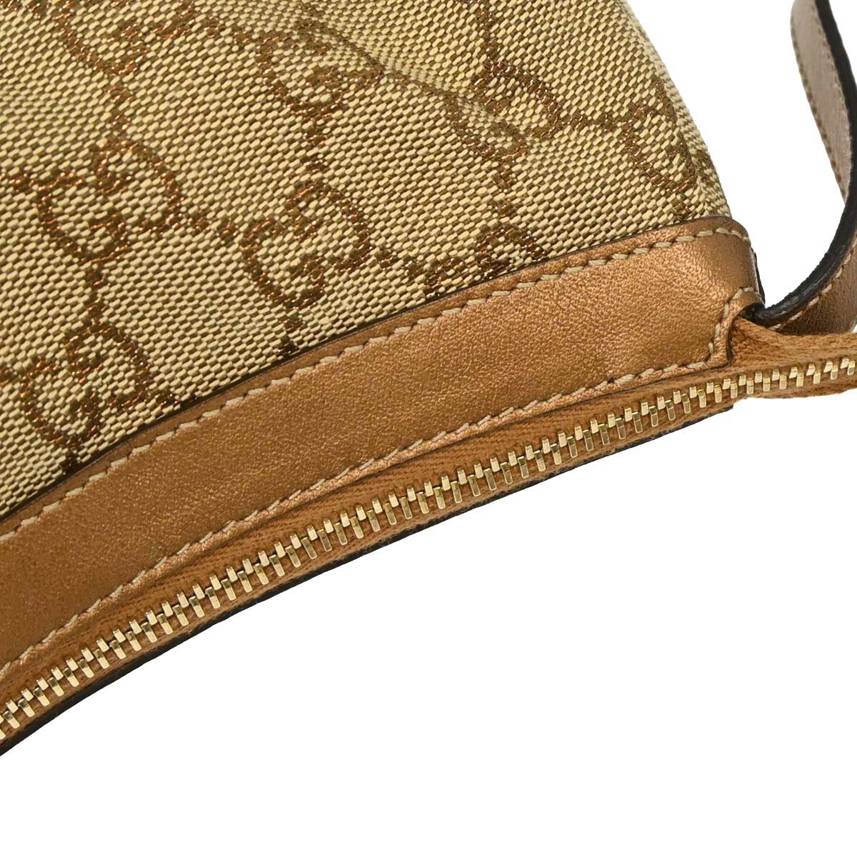 Gucci Bronze Lovely Heart GG Handbag