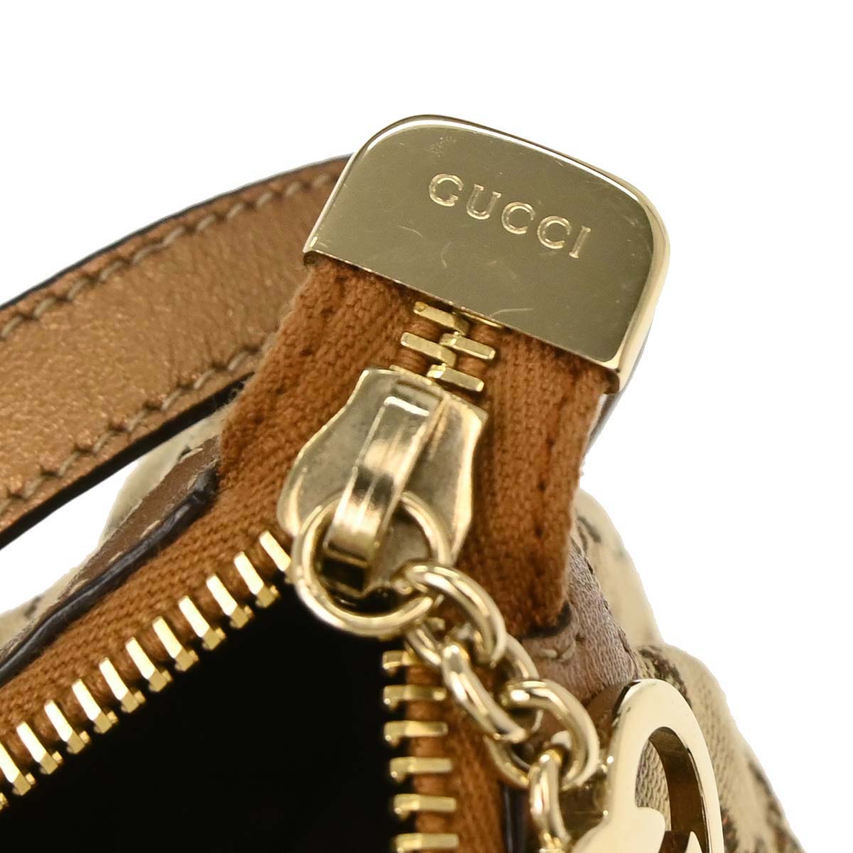 Gucci Bronze Lovely Heart GG Handbag