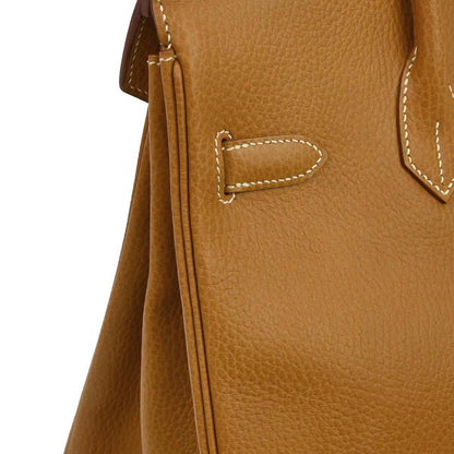 Hermes Natural Ardennes Haut a Courroies 32 Handbag