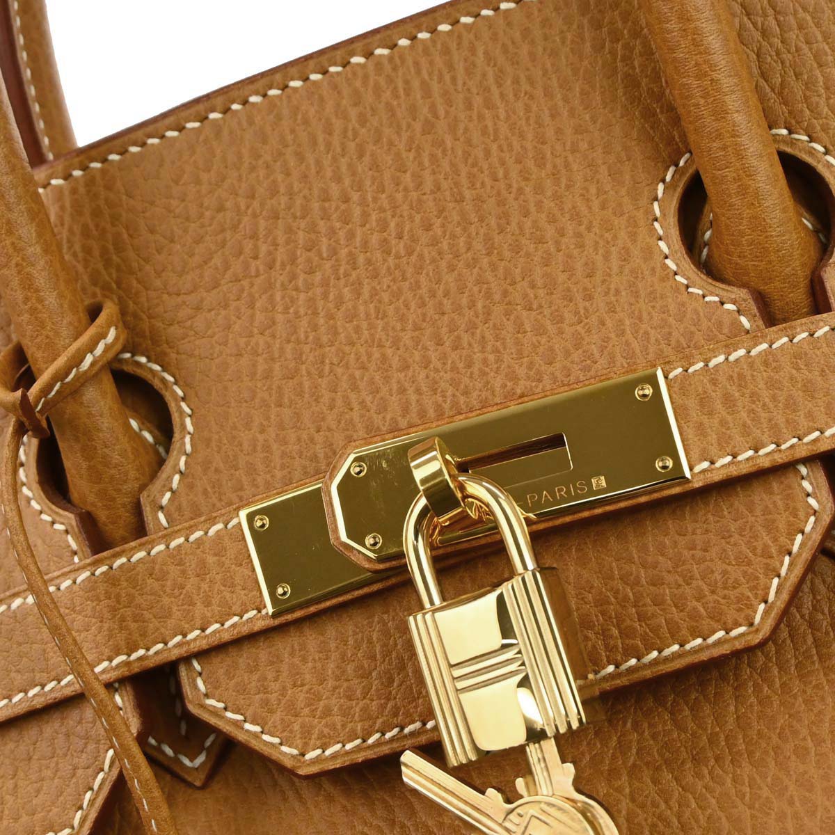 Hermes Natural Ardennes Haut a Courroies 32 Handbag