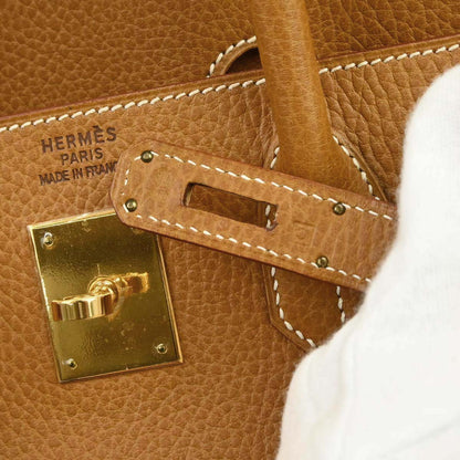 Hermes Natural Ardennes Haut a Courroies 32 Handbag