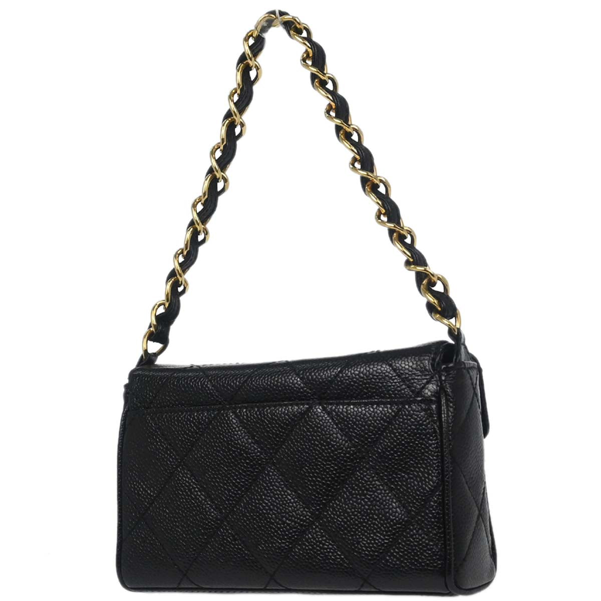 Chanel Black Caviar Skin Handbag