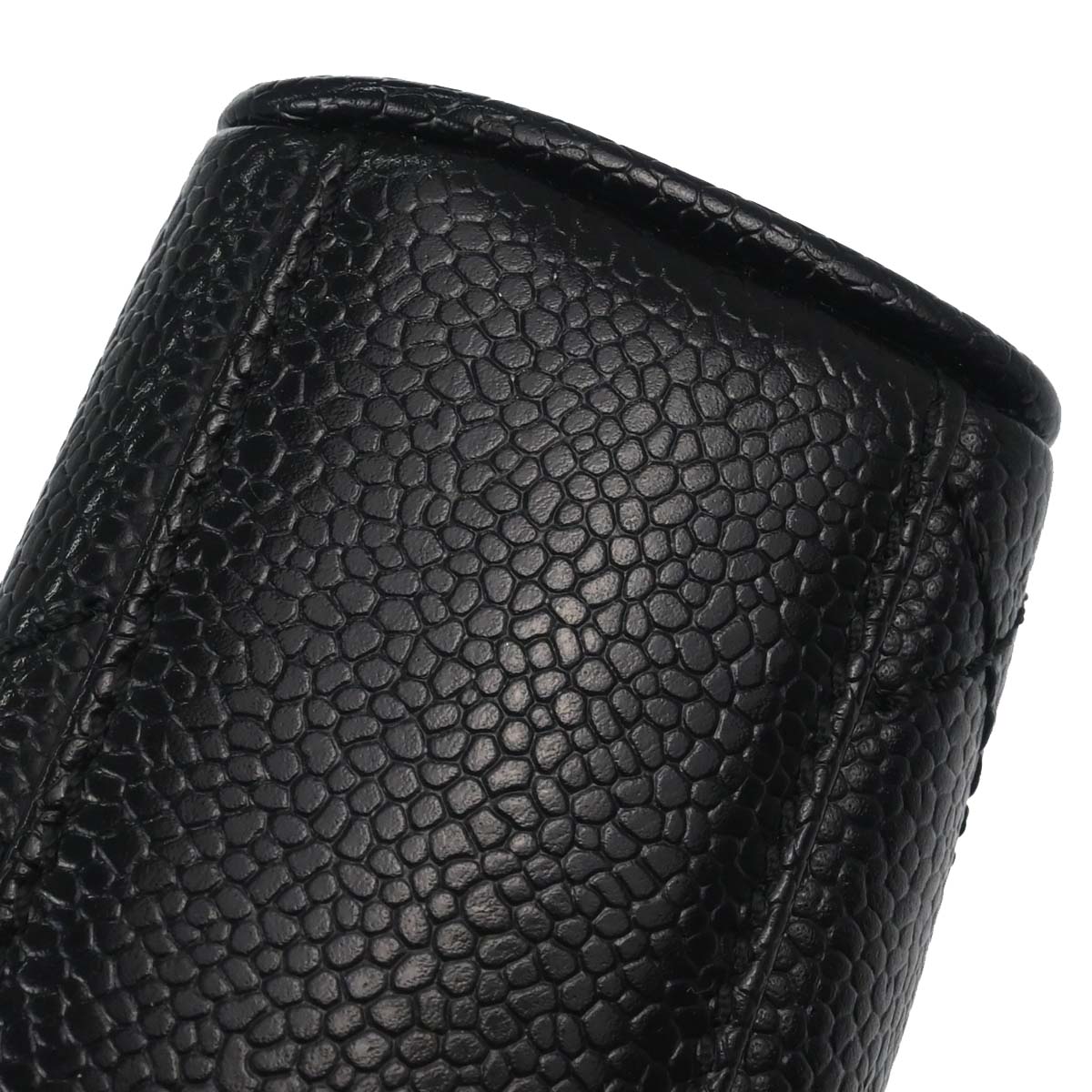 Chanel Black Caviar Skin Handbag