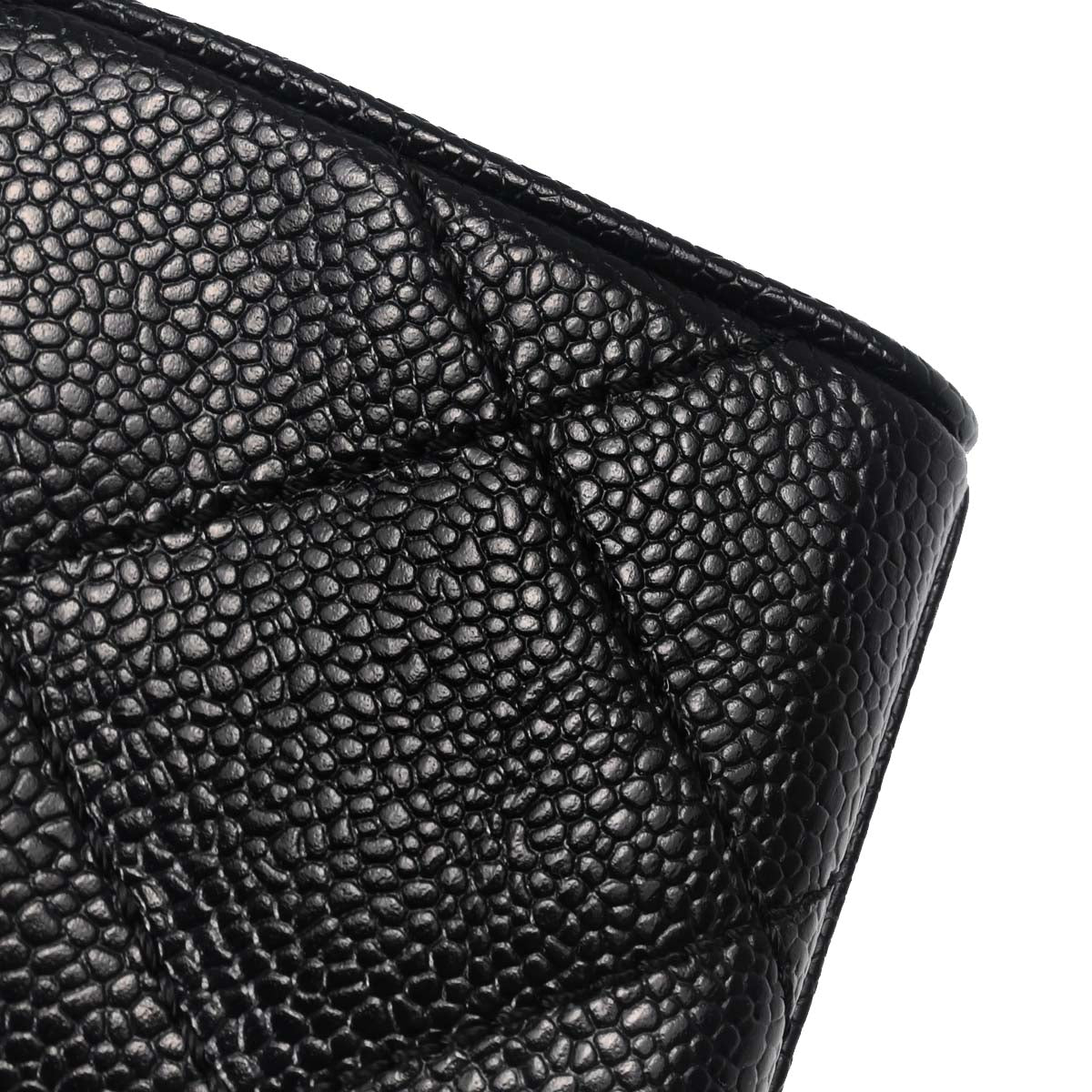 Chanel Black Caviar Skin Handbag