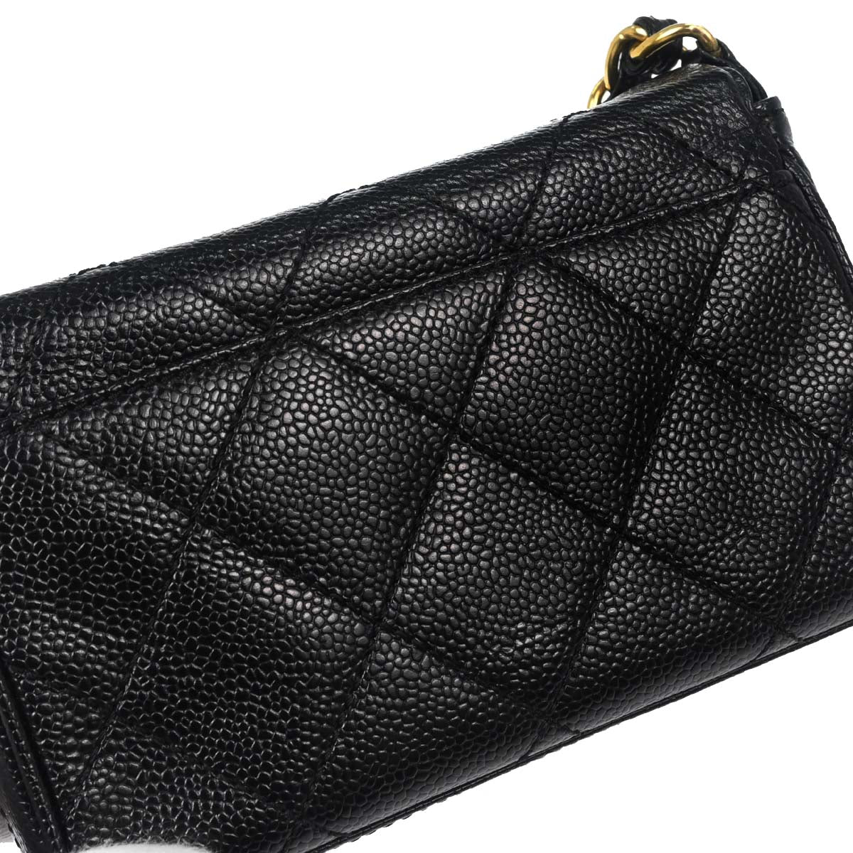 Chanel Black Caviar Skin Handbag