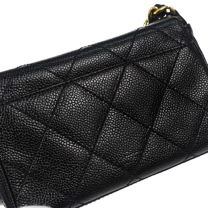 Chanel Black Caviar Skin Handbag