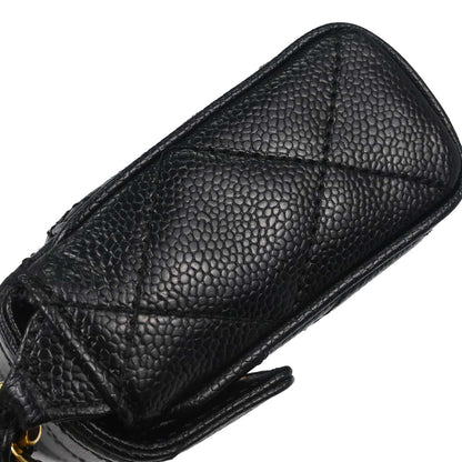 Chanel Black Caviar Skin Handbag