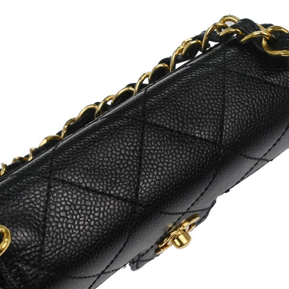 Chanel Black Caviar Skin Handbag