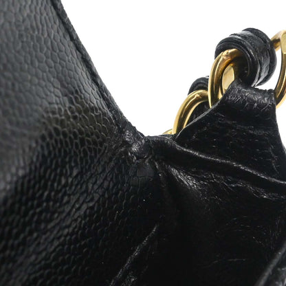 Chanel Black Caviar Skin Handbag