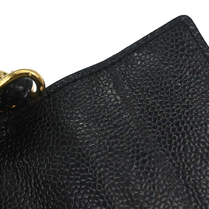 Chanel Black Caviar Skin Handbag