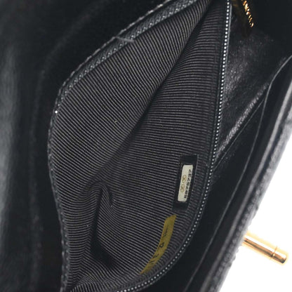 Chanel Black Caviar Skin Handbag