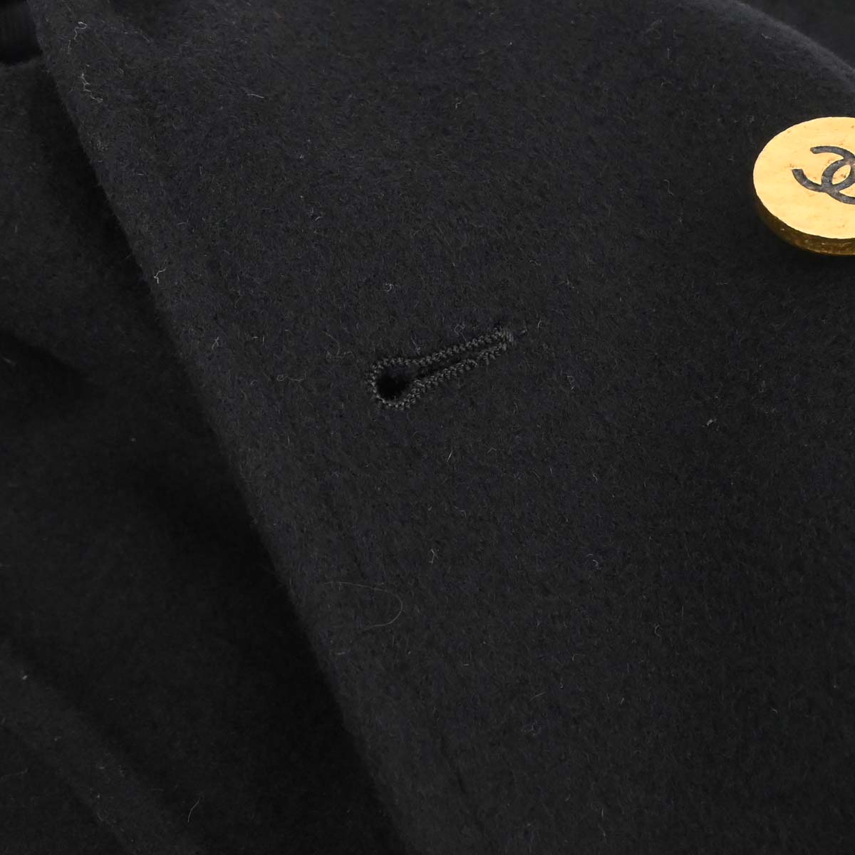Chanel 1994 Coat Black #38