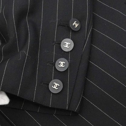 Chanel 1996 Single Breasted Jacket Black #40