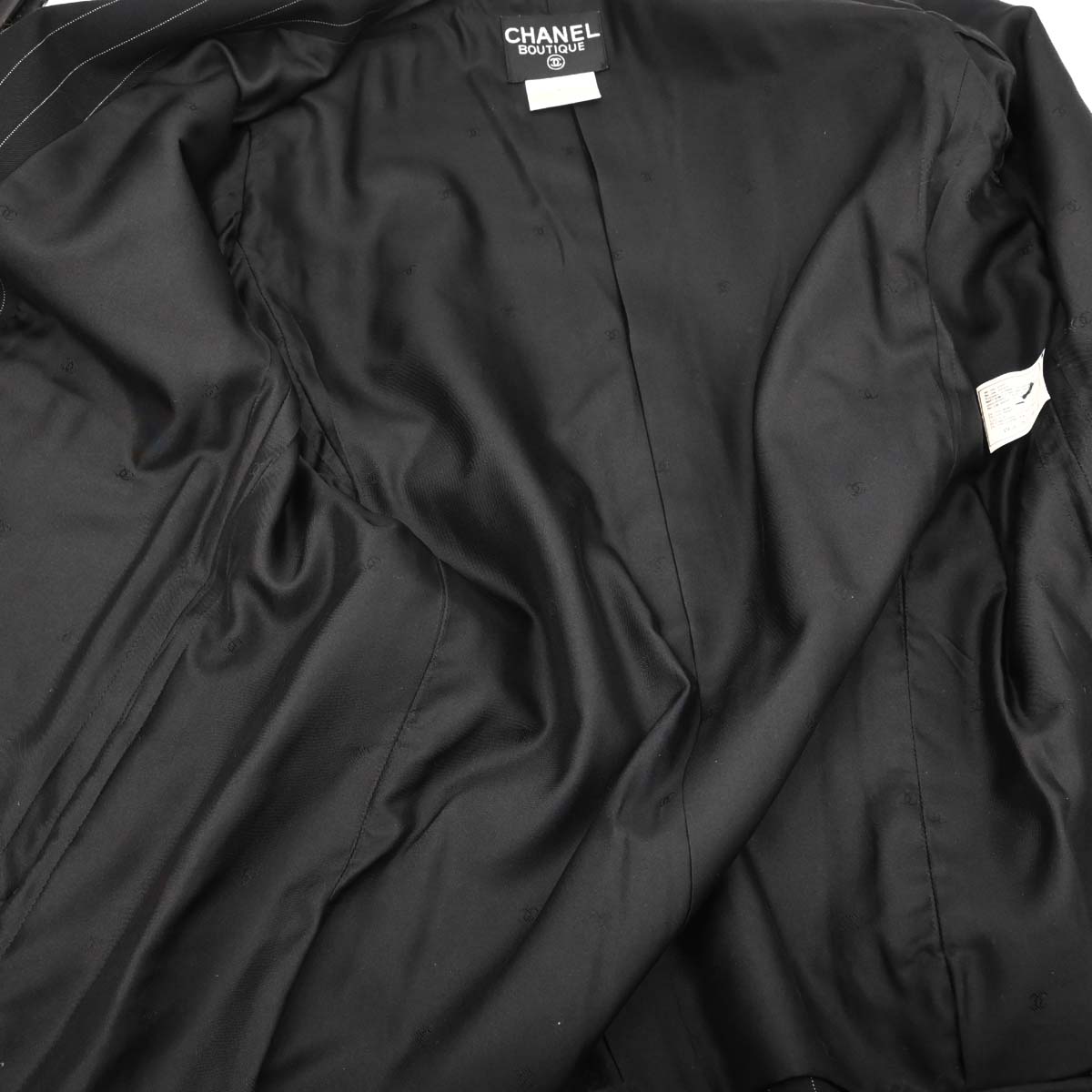 Chanel 1996 Single Breasted Jacket Black #40
