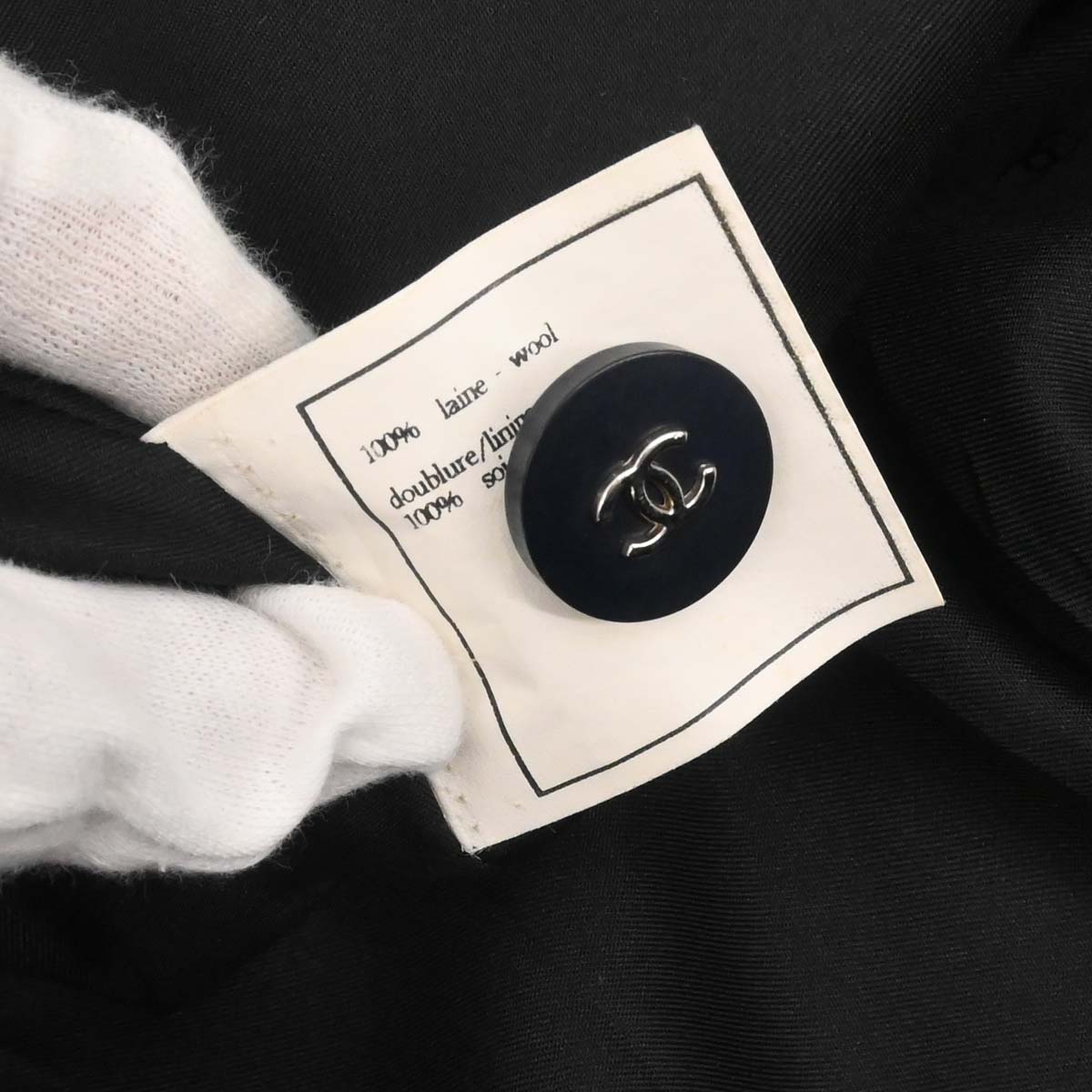 Chanel 1996 Single Breasted Jacket Black #40