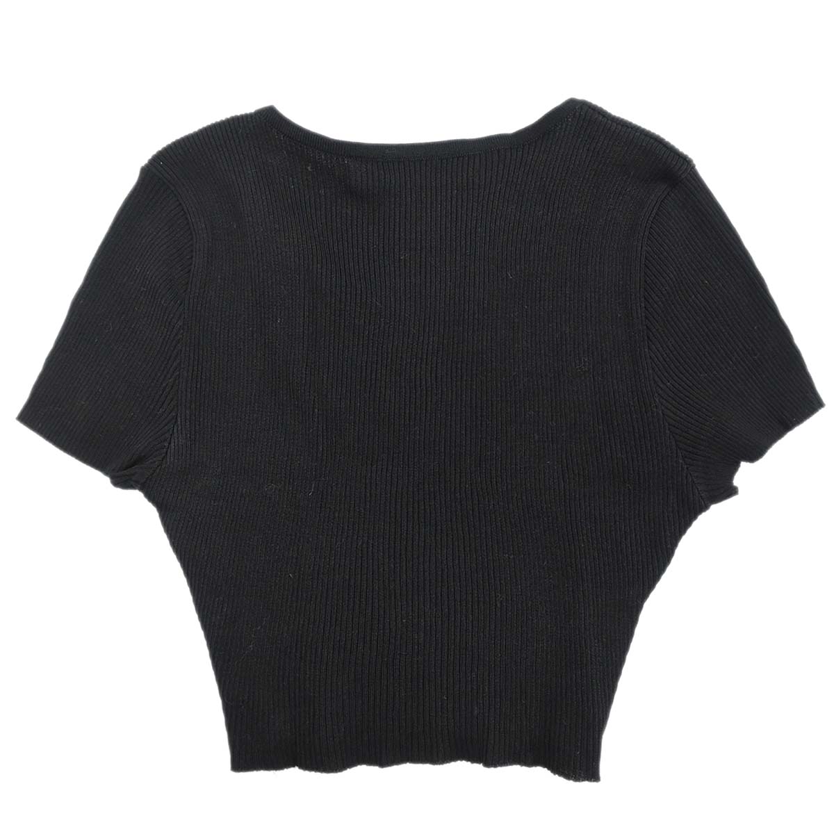 Chanel 1995 Cropped T-shirt Black #36