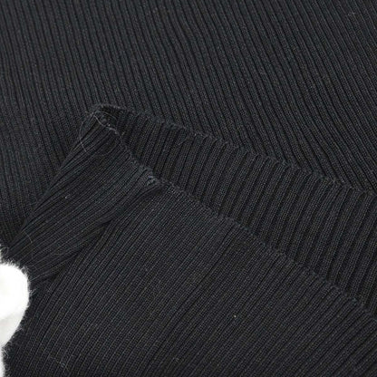 Chanel 1995 Cropped T-shirt Black #36
