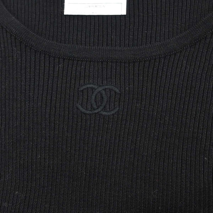 Chanel 1995 Cropped T-shirt Black #36