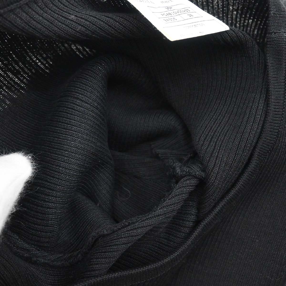 Chanel 1995 Cropped T-shirt Black #36