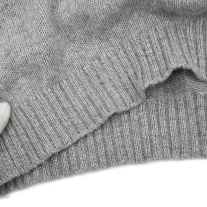 Chanel 2008 Sport Line Sweater Knit Top Gray #40