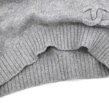 Chanel 2008 Sport Line Sweater Knit Top Gray #40