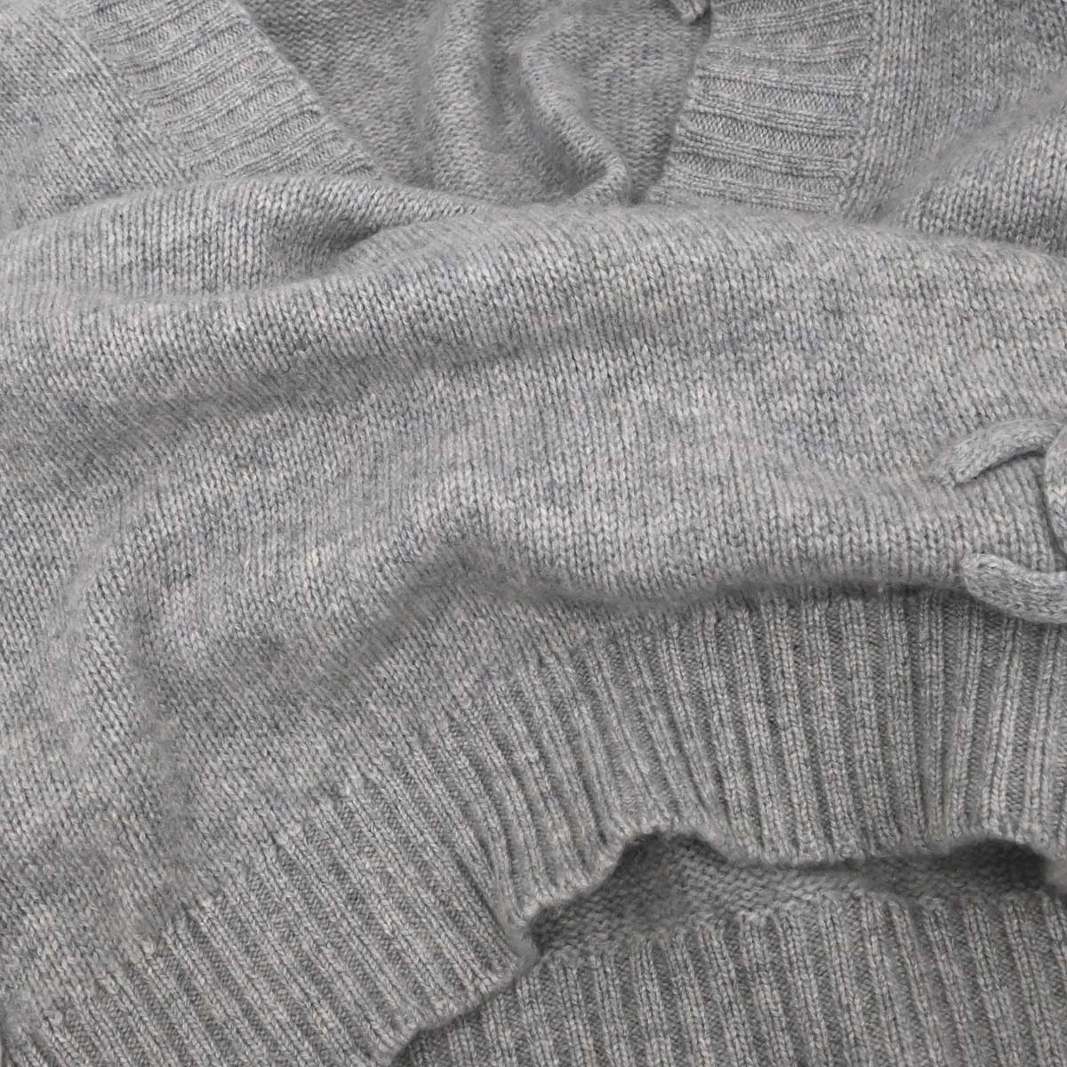 Chanel 2008 Sport Line Sweater Knit Top Gray #40
