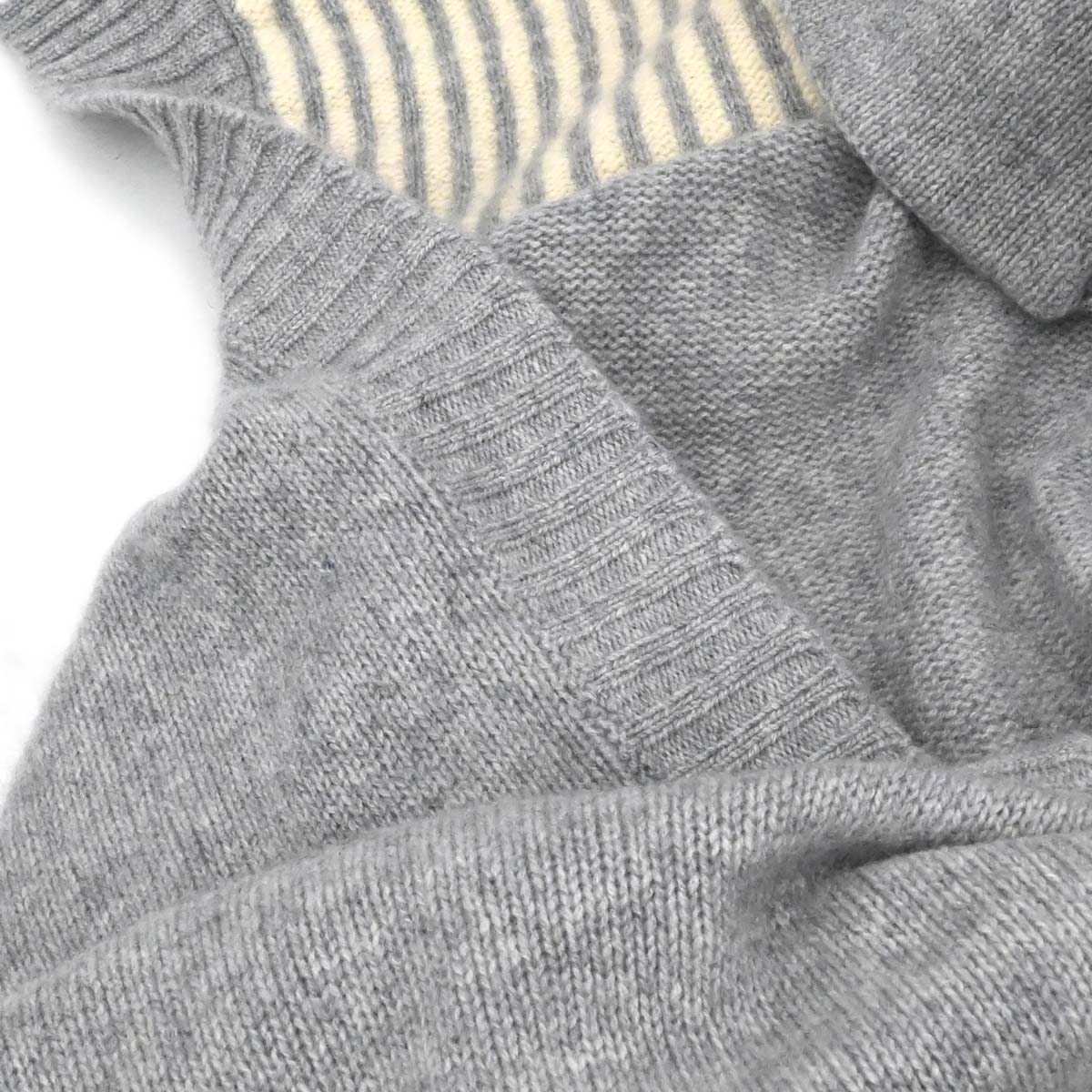 Chanel 2008 Sport Line Sweater Knit Top Gray #40