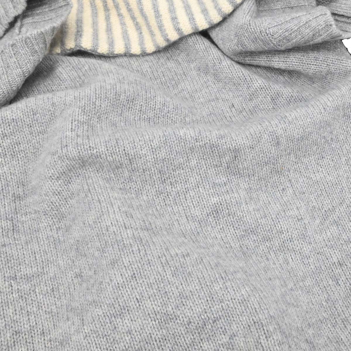 Chanel 2008 Sport Line Sweater Knit Top Gray #40