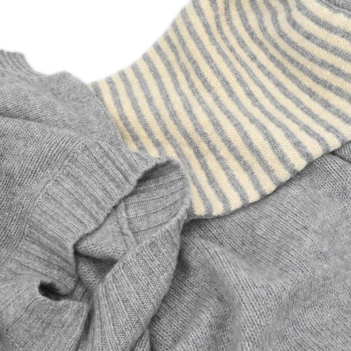 Chanel 2008 Sport Line Sweater Knit Top Gray #40
