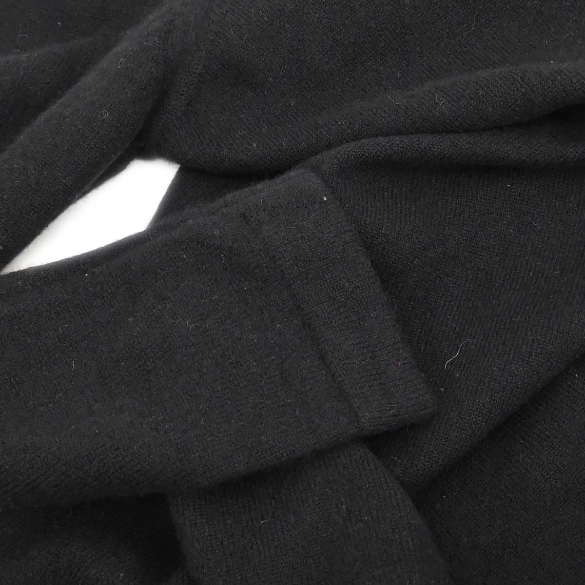 Chanel Sweater Knit Top Black #40