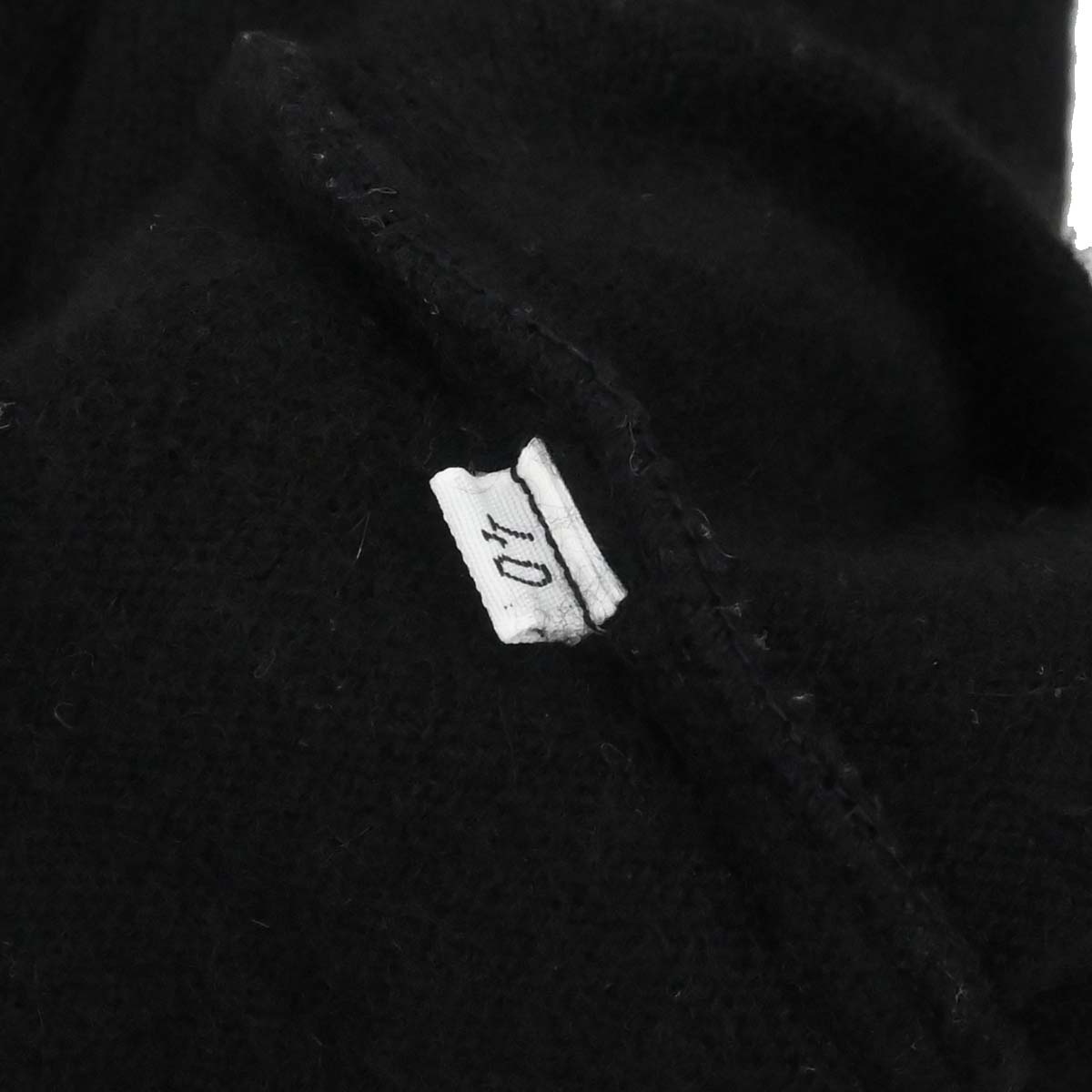 Chanel Sweater Knit Top Black #40