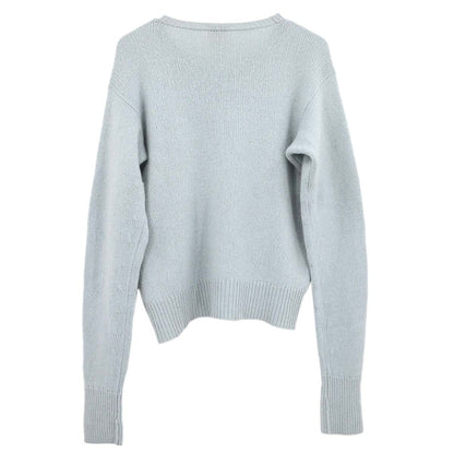 Chanel 1995 Sweater Knit Top Light Blue #44