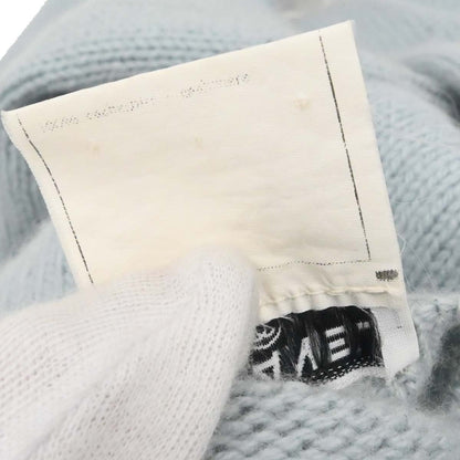 Chanel 1995 Sweater Knit Top Light Blue #44