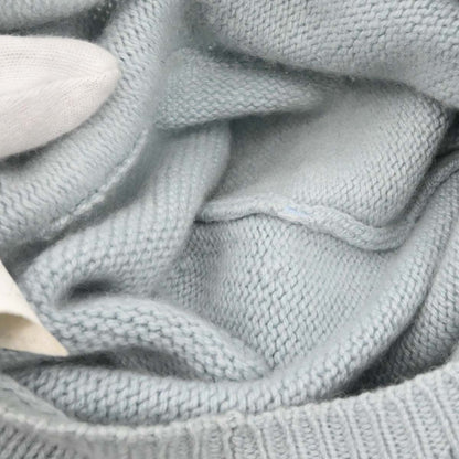 Chanel 1995 Sweater Knit Top Light Blue #44