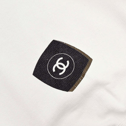 Chanel Long Sleeve Top Sweater White SAISON01 #L