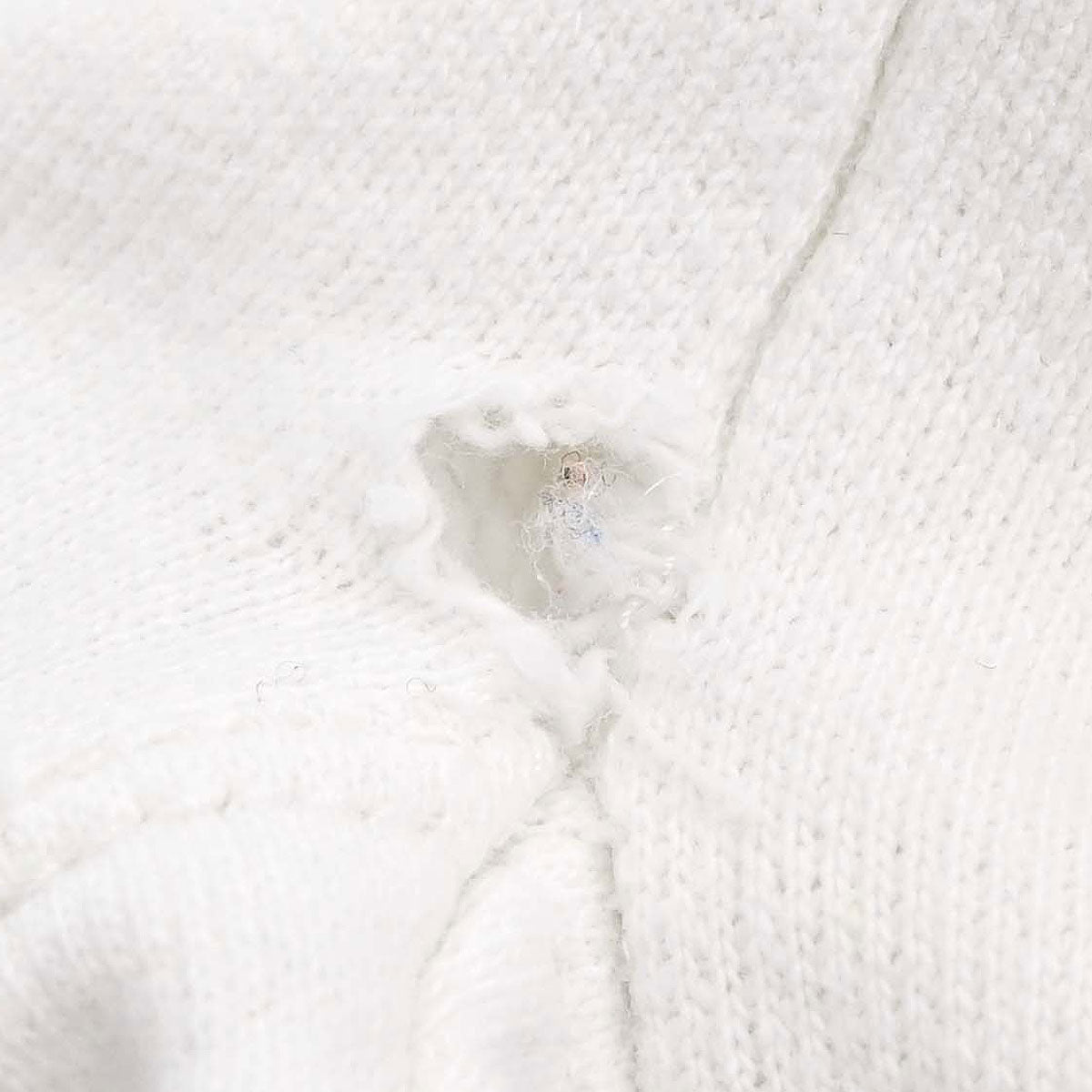 Chanel Long Sleeve Top Sweater White SAISON01 #L