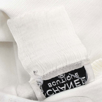 Chanel Long Sleeve Top Sweater White SAISON01 #L