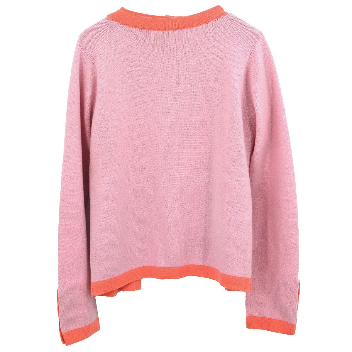 Chanel Set Cardigan Short Sleeve Top Pink