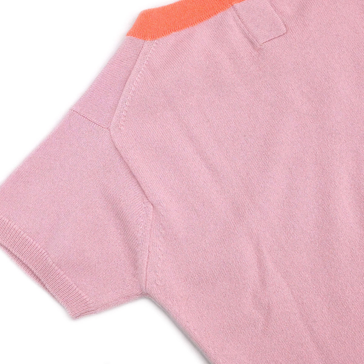 Chanel Set Cardigan Short Sleeve Top Pink