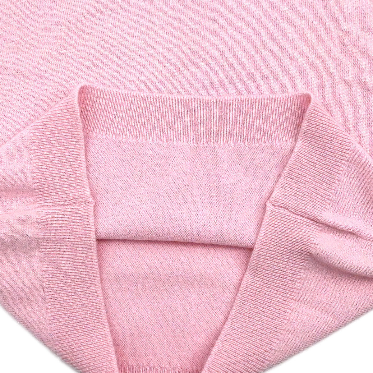 Chanel Set Cardigan Short Sleeve Top Pink