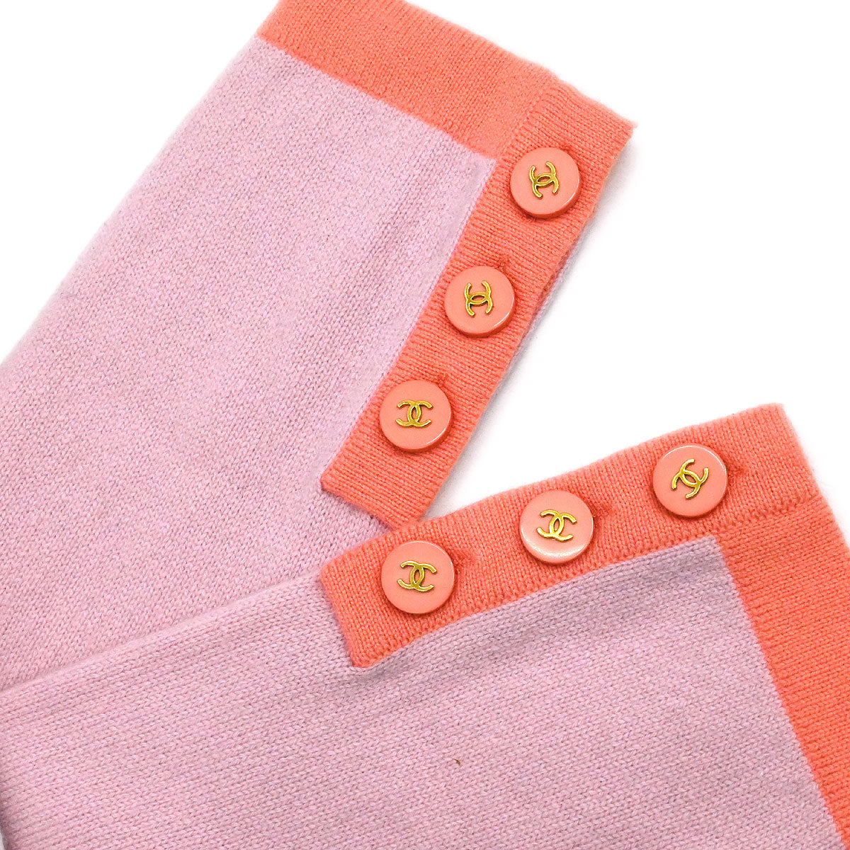 Chanel Set Cardigan Short Sleeve Top Pink