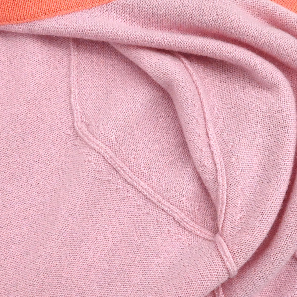 Chanel Set Cardigan Short Sleeve Top Pink