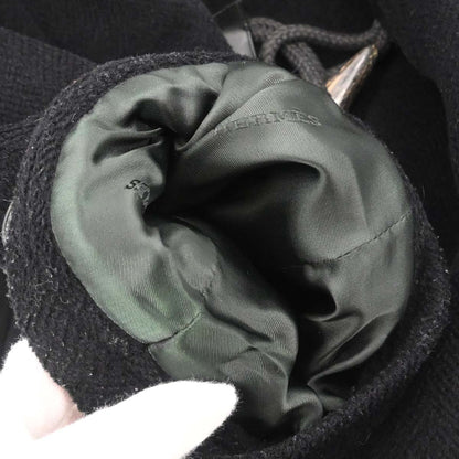 Hermes Duffle Coat Black #52
