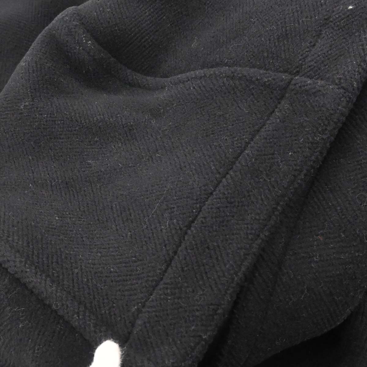Hermes Duffle Coat Black #52