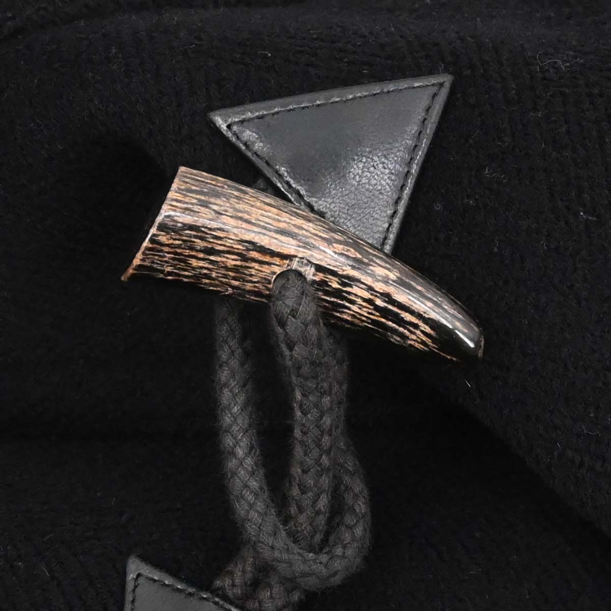 Hermes Duffle Coat Black #52
