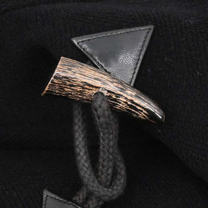 Hermes Duffle Coat Black #52