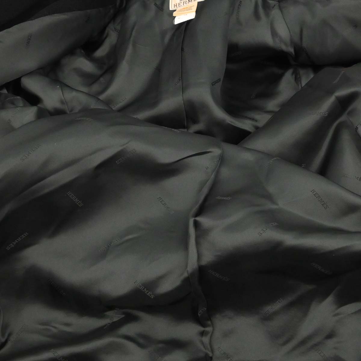 Hermes Duffle Coat Black #52