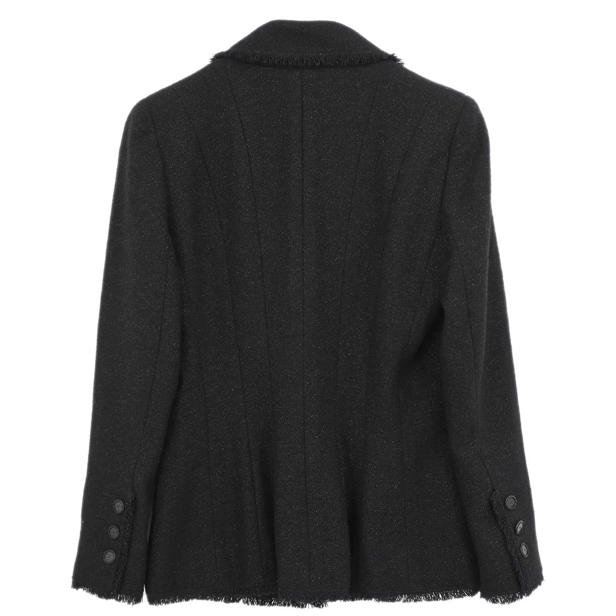 Chanel 2003 Single Breasted Jacket Black #34