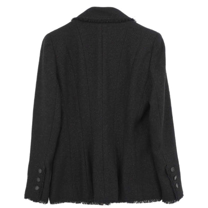 Chanel 2003 Single Breasted Jacket Black #34